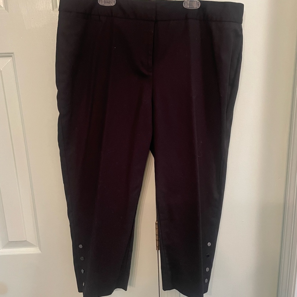 Black, Capri style dress pants